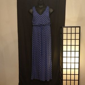 Merona Striped Maxi Dress